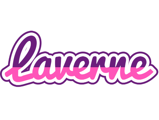 Laverne cheerful logo