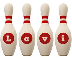 Lavi bowling-pin logo