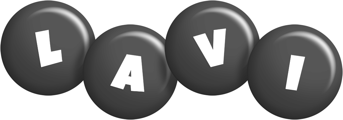 Lavi candy-black logo