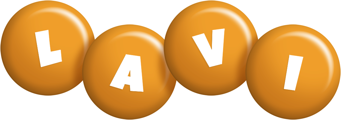 Lavi candy-orange logo