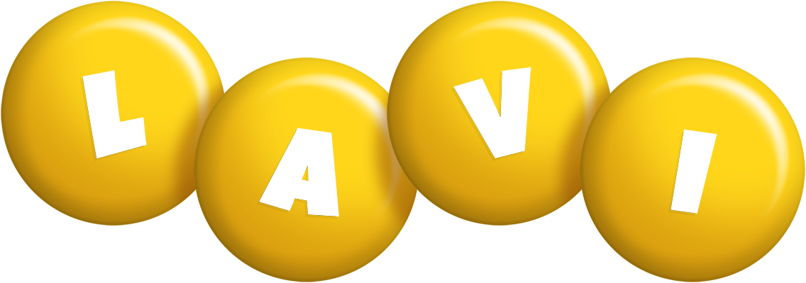 Lavi candy-yellow logo