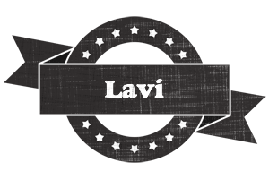 Lavi grunge logo