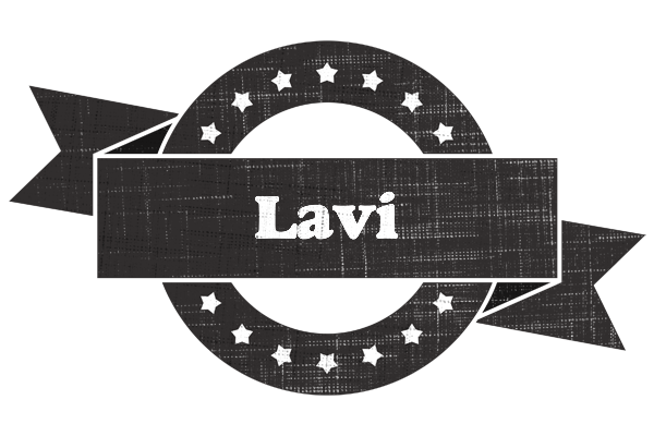 Lavi grunge logo