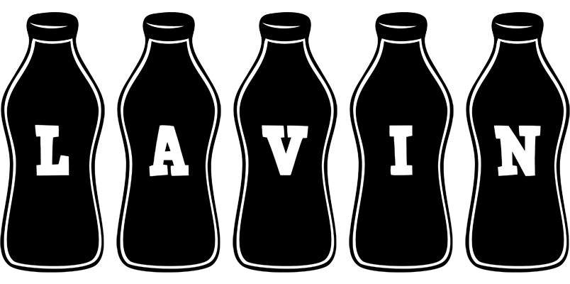 Lavin bottle logo