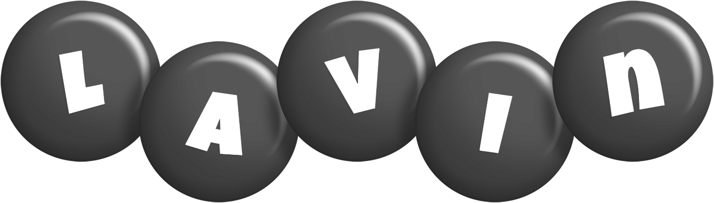 Lavin candy-black logo