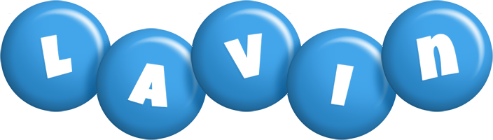 Lavin candy-blue logo
