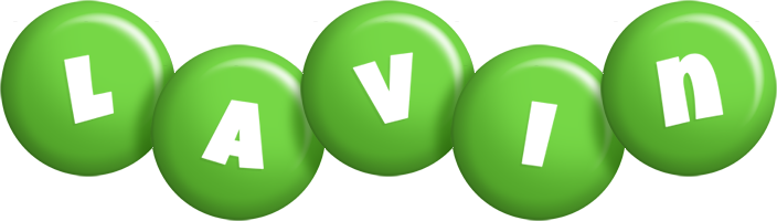 Lavin candy-green logo