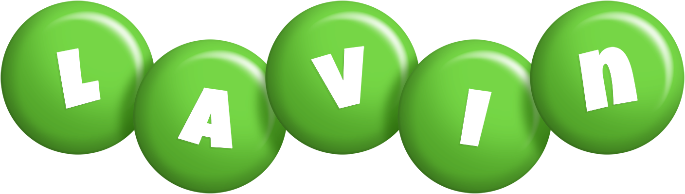 Lavin candy-green logo