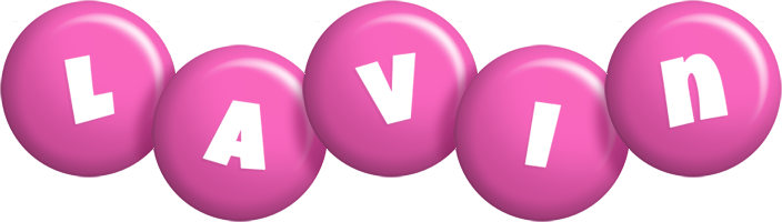 Lavin candy-pink logo