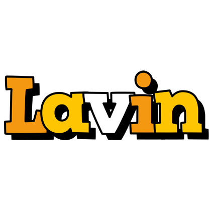 Lavin cartoon logo