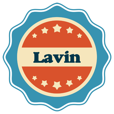 Lavin labels logo