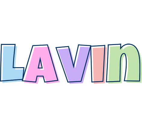 Lavin pastel logo
