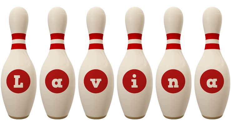 Lavina bowling-pin logo