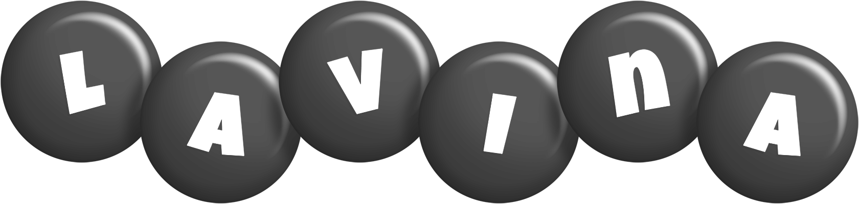 Lavina candy-black logo