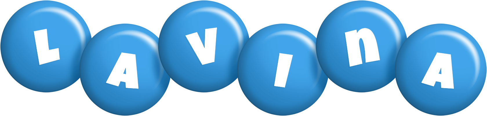 Lavina candy-blue logo
