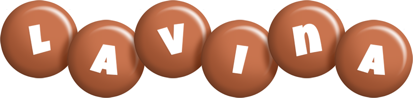 Lavina candy-brown logo