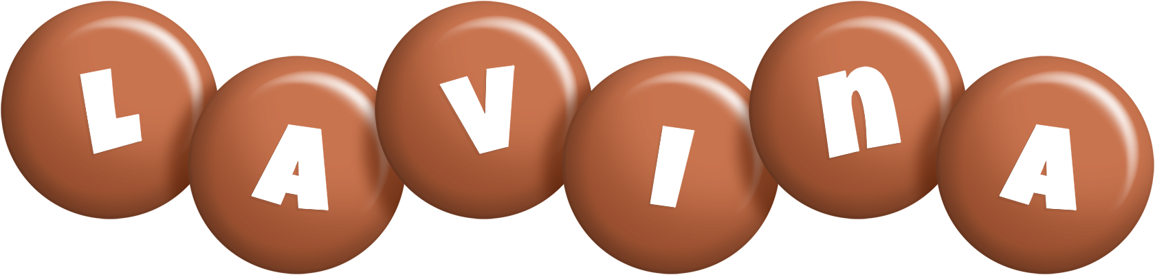 Lavina candy-brown logo