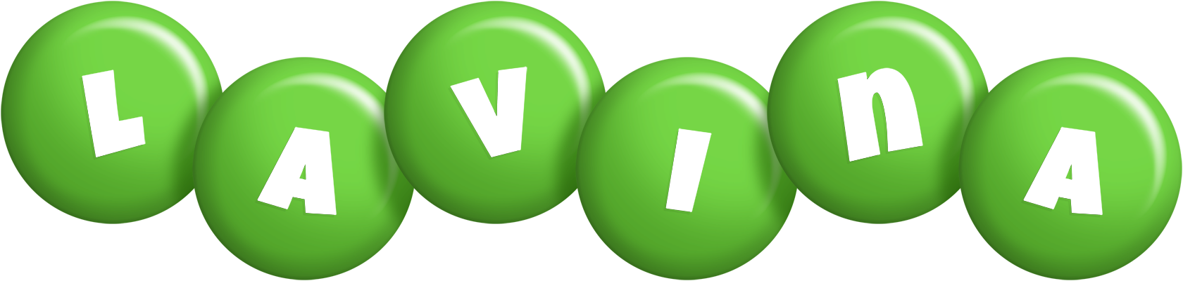 Lavina candy-green logo