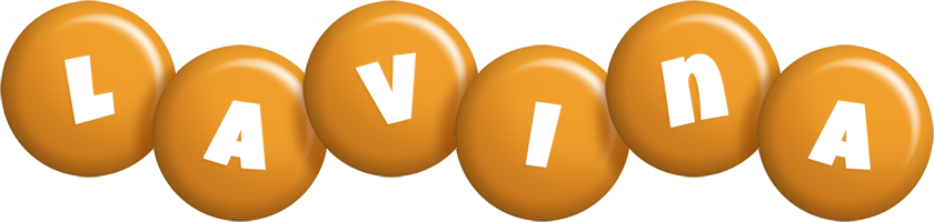 Lavina candy-orange logo
