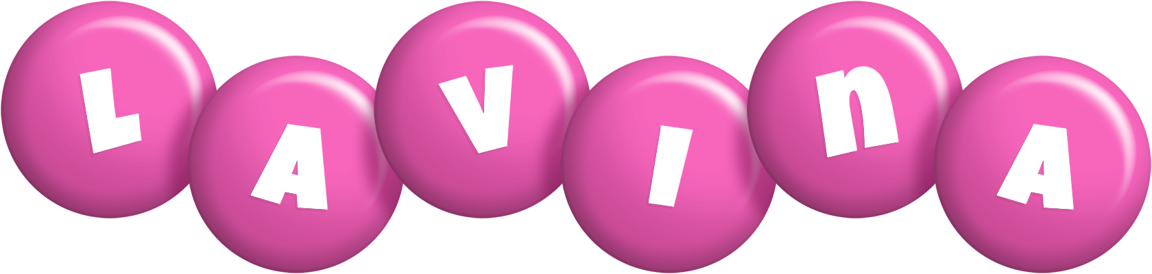 Lavina candy-pink logo