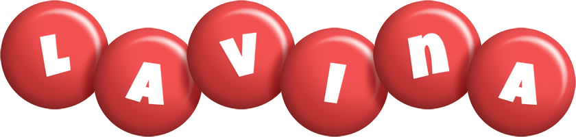 Lavina candy-red logo