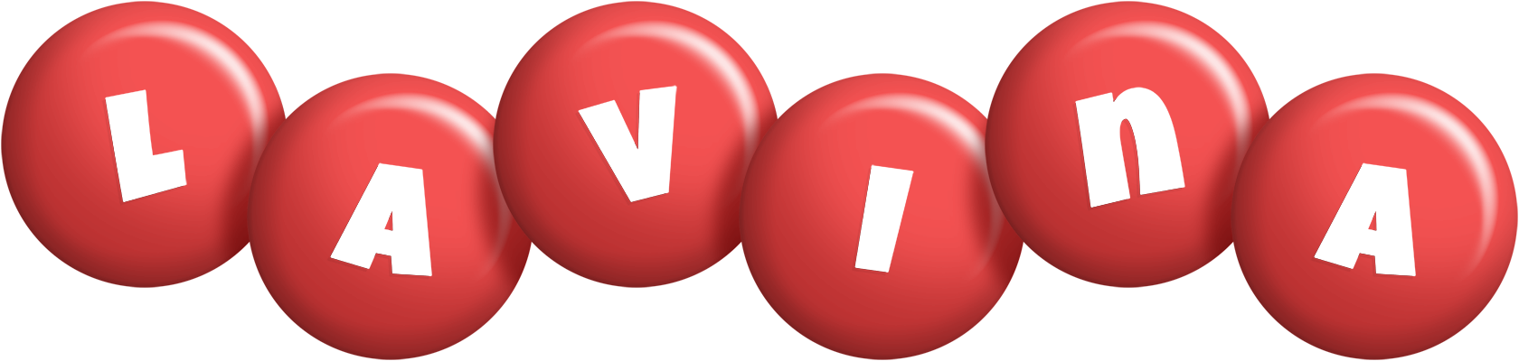 Lavina candy-red logo