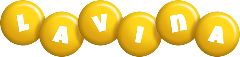 Lavina candy-yellow logo