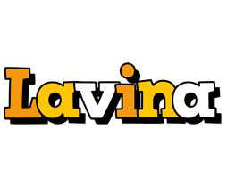 Lavina cartoon logo