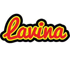 Lavina fireman logo