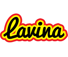 Lavina flaming logo