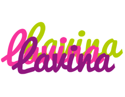 Lavina flowers logo