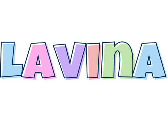 Lavina pastel logo