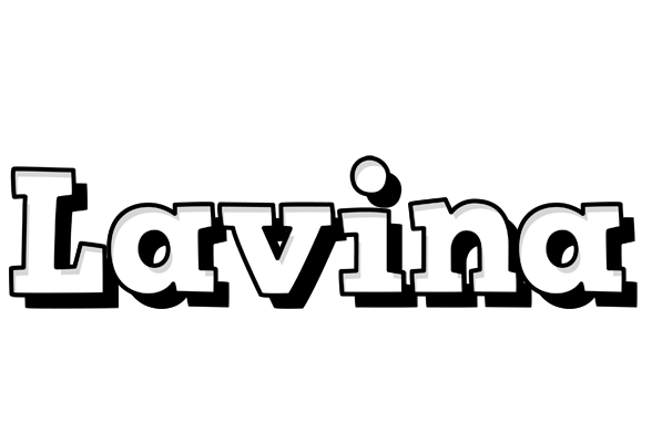 Lavina snowing logo