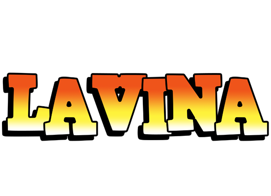 Lavina sunset logo