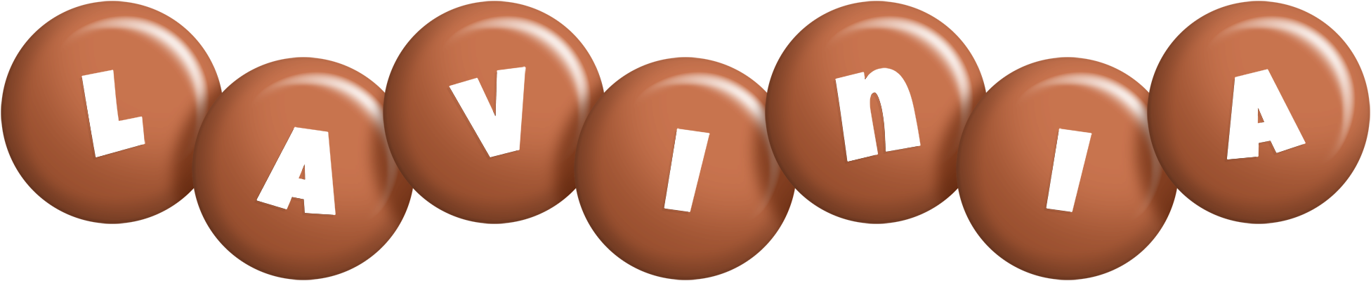 Lavinia candy-brown logo