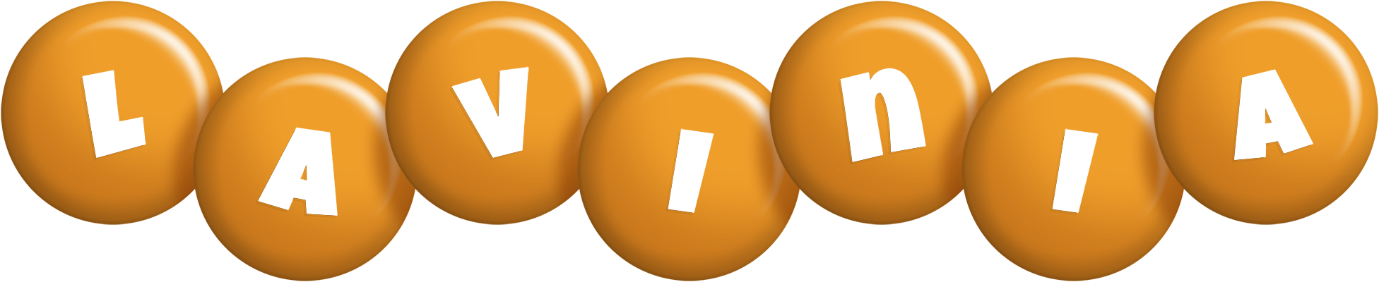Lavinia candy-orange logo