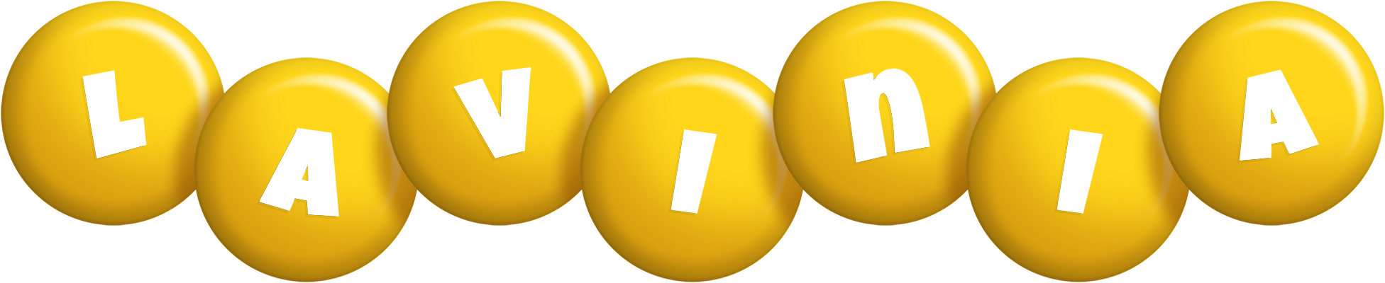 Lavinia candy-yellow logo
