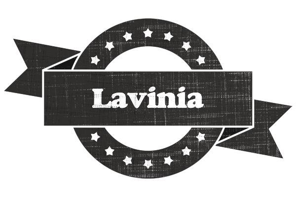 Lavinia grunge logo
