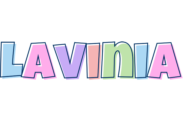 Lavinia pastel logo