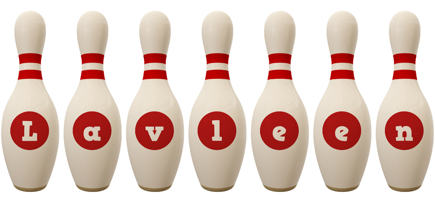Lavleen bowling-pin logo