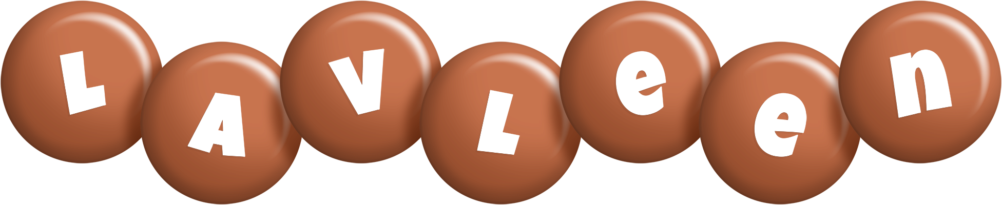 Lavleen candy-brown logo