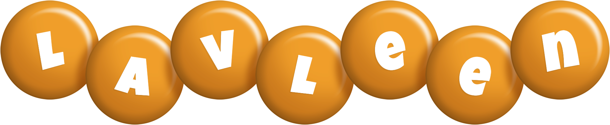 Lavleen candy-orange logo