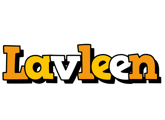 Lavleen cartoon logo