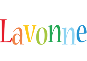 Lavonne birthday logo