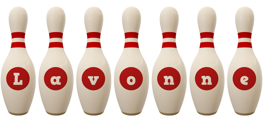 Lavonne bowling-pin logo