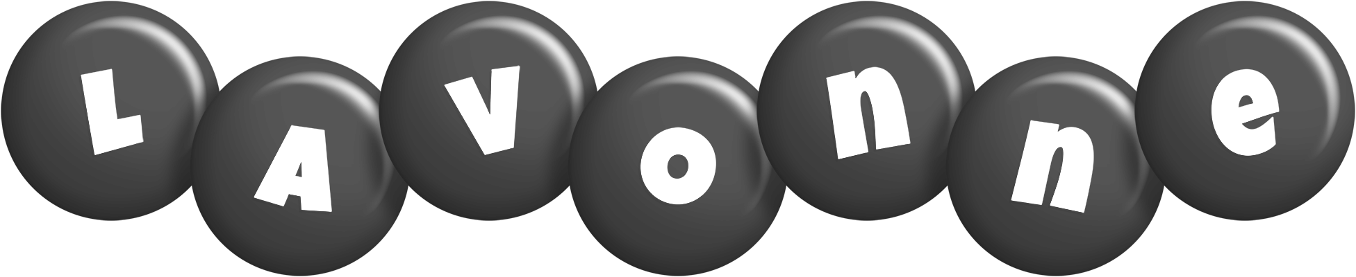 Lavonne candy-black logo