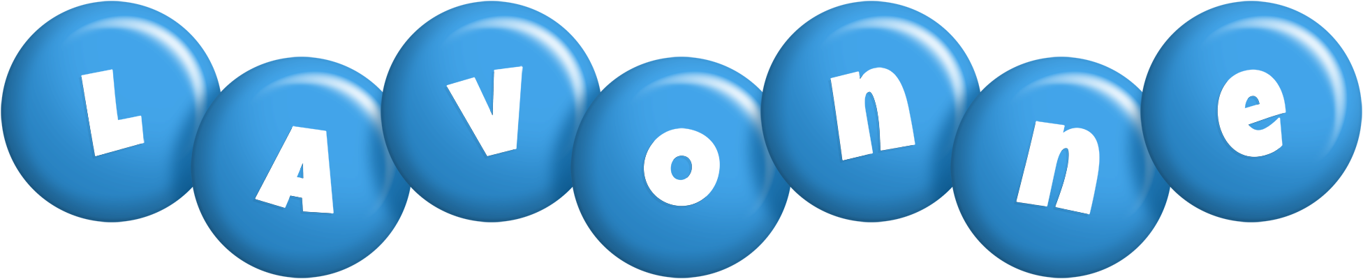 Lavonne candy-blue logo