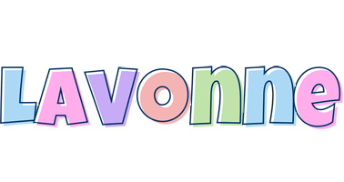 Lavonne pastel logo