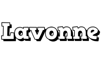 Lavonne snowing logo