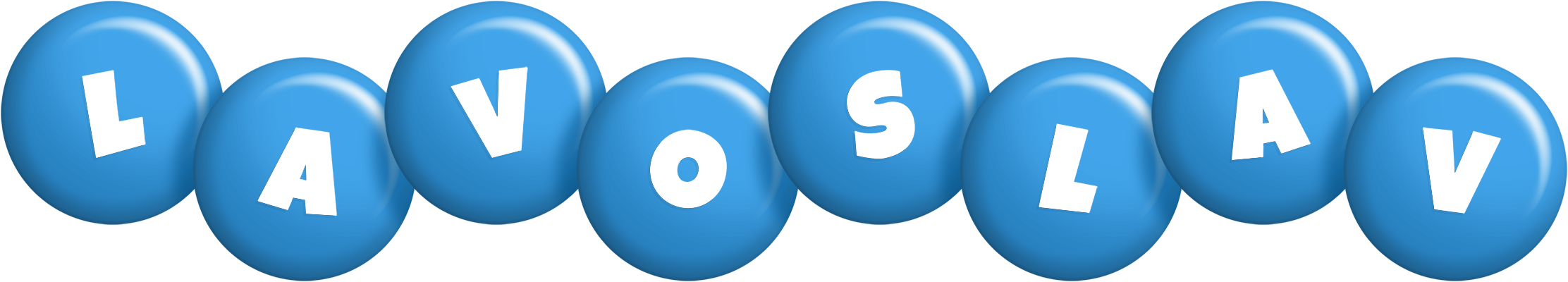 Lavoslav candy-blue logo
